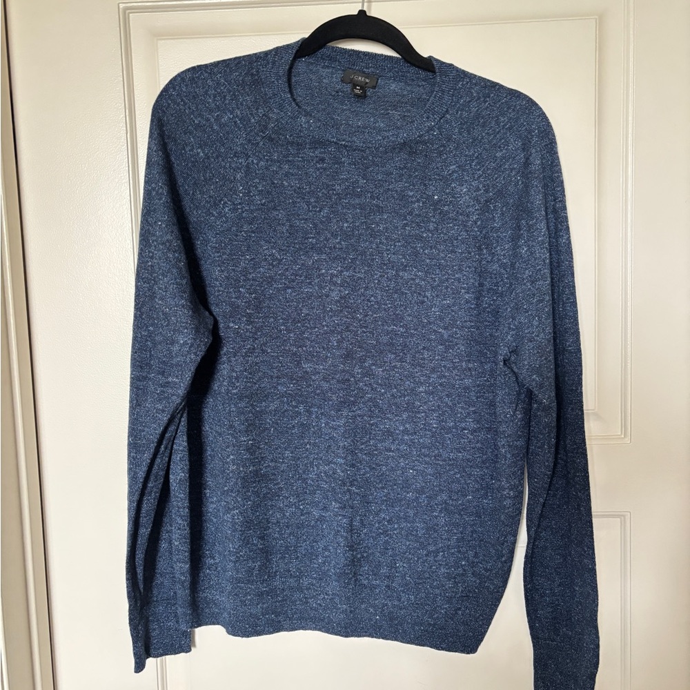 Men's J. Crew Blue Crewneck Summer Sweater